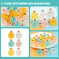 thumbnail image 3 of HOOWIFFY 12-Piece Mini Resin Animal Figurine Set, Cute Chick Statues for Desktop Decoration and Collectible Display, 3 of 8