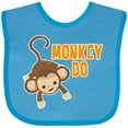 thumbnail image 3 of Inktastic Monkey Do with Monkey Boys or Girls Baby Bib, 3 of 4