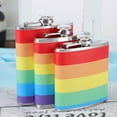 thumbnail image 4 of WINDLAND Stainless Steel Hip Flask Holographic Leakproof Pocket Drinking Flask for Liquor Wine Alcohol Gift Set for Men and Women, 4 of 12