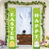 Tangnade Home Decor Easter's Day 2021 Decoration Banner Rabbit Garland Party Door Decorations