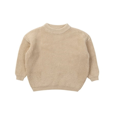 

ZAXARRA Baby Boys Girls Sweaters Warm Knited Solid Tops Sweater Outwears