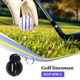 thumbnail image 4 of Soidarity Marcador de golf Stencil Ball Liner Herramientas de alineación Cajón de línea de doble cara Toboganes de golf para dibujar Hook / Black Type6 NO6 Soidarity OD019675-01, 4 of 6
