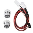 thumbnail image 3 of Ymiko RC Accessory, RC Light, RC Car Accessory 10mm RC Car Headlight RC Vehicle Accessory 2PCS For Toy Car Model Drift Vehicle, 3 of 8