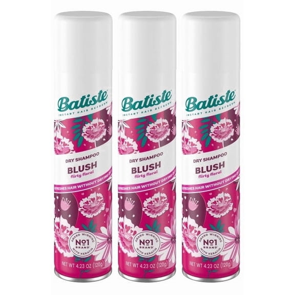 Batiste Dry Shampoo, Blush 6.73 oz (Pack of 3)