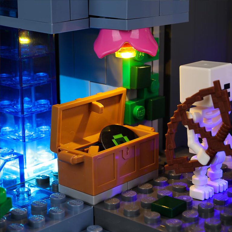 Dobegin Led Light Compatible with Lego Minecraft The Skeleton