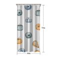 thumbnail image 5 of Fall Pumpkins Shower Curtain 36"x72" ,Bathroom Decorative Shower Curtains Set with 12 Hooks,Modern Waterproof Washable Shower Curtain, 5 of 6