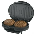 thumbnail image 3 of Hamilton Beach Proctor Silex 100 Square Inches Natural Electric Contact Grills - Non-Stick, 3 of 4