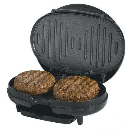 Proctor Silex Compact Grill, Nonstick Surface, Black, 25218PS