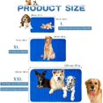 thumbnail image 2 of Summer Cooling Mat & Sleeping Pad- Water Absorption Top, Materials Safe, Easy Carry, EZ Clean. Keep Cooling for Pets, Kids and Adults.(Navy Blue, 28" x 22"), 2 of 5