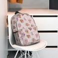thumbnail image 3 of Lukts Strawberry Cake Pattern 15 Inch Student Backpack, Waterproof Laptop Backpack with Adjustable Shoulder Straps, Lightweight Travel, Campus Backpack, Unisex, 3 of 6
