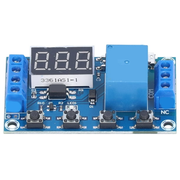 Tablero De Relés, Temporizador De Parada De Emergencia De Una Tecla Temporizador De Ciclo De Retardo De Apagado De Relé Para Controlador De Hogar Inteligente ANGGREK Cycle Delay Timer Switch Relay Module