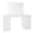 Bright White, variant on Impressions Vanity Slaystaion Pro 2.0 Makeup Vanity Table with 5 Drawer Units Bundle (Bright White)