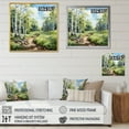 thumbnail image 4 of Designart "Birch Woods Winds XII" Forest Floater Framed Canvas Print, 4 of 7