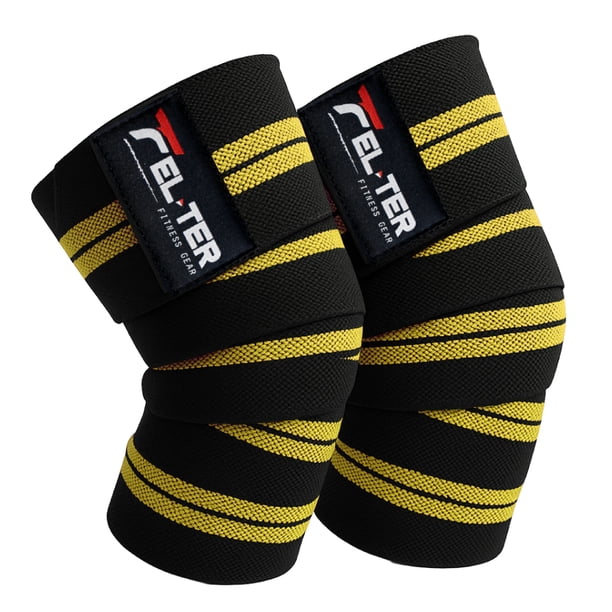 Vendas Para Rodillas FELTER SPORTS Lineas / Amarillo