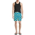 thumbnail image 5 of No Boundaries Men's & Big Men's 7" Printed Swim Trunks, 5 of 5