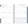 thumbnail image 2 of Petit Agenda Hebdomadaire/Mensuel 2024 À Couverture Rigide Papillon, Blanc, 2 of 4