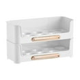 thumbnail image 2 of HongHeng 2 Layers Egg Storage Box,Egg Holder for Fridge,Egg Storage for Countertop,Egg Organizer,Egg Dispenser for Refrigerator,Egg Tray for Refrigerator,for Refrigerator, 2 of 6