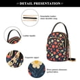 thumbnail image 4 of FORMRS Crossbody Bag for Women Quilted Travel Shoulder Cell Phone Purse with Chain Strap Handbag, Red Floral, 4 of 7