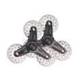thumbnail image 3 of 2 piezas Trolley Triangle Wheels Stair Wheels Ruedas de alquiler Resistente de reemplazo de instalación simple Anti slip para carro de lavandería, 3 of 8