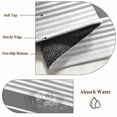 thumbnail image 6 of Gradient Grey Striped Area Rug 3x5 FT, Non Slip Entryway Bedside Carpet, Simple Farm Stripes Minimalist Washable Soft Floor Carpet Indoor Mat Non-Shedding Throw Rugs for Dorm Kitchen Home Office, 6 of 8