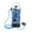 Blue, variant on AFISHTOUR Portable Camping Shower, 2.2 Gallons/10L Solar Shower Bag with Foot Pump for Camping, Beach (Grey)