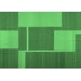 thumbnail image 1 of Ahgly Company Indoor Rectangle Abstract Emerald Green Contemporary Area Rugs, 8' x 12', 1 of 4