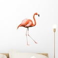 thumbnail image 1 of Red Caribbean Flamingo Dancing Wall Decal Sticker, Wallmonkeys Peel & Stick Vinyl Graphic (18 in H x 12 in W), 1 of 4