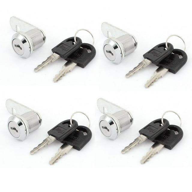Gabinetes de Enclosure para Mailbox Toolbox, Escritorios, Cajones, Cerradura de Cam, 4 piezas con llaves