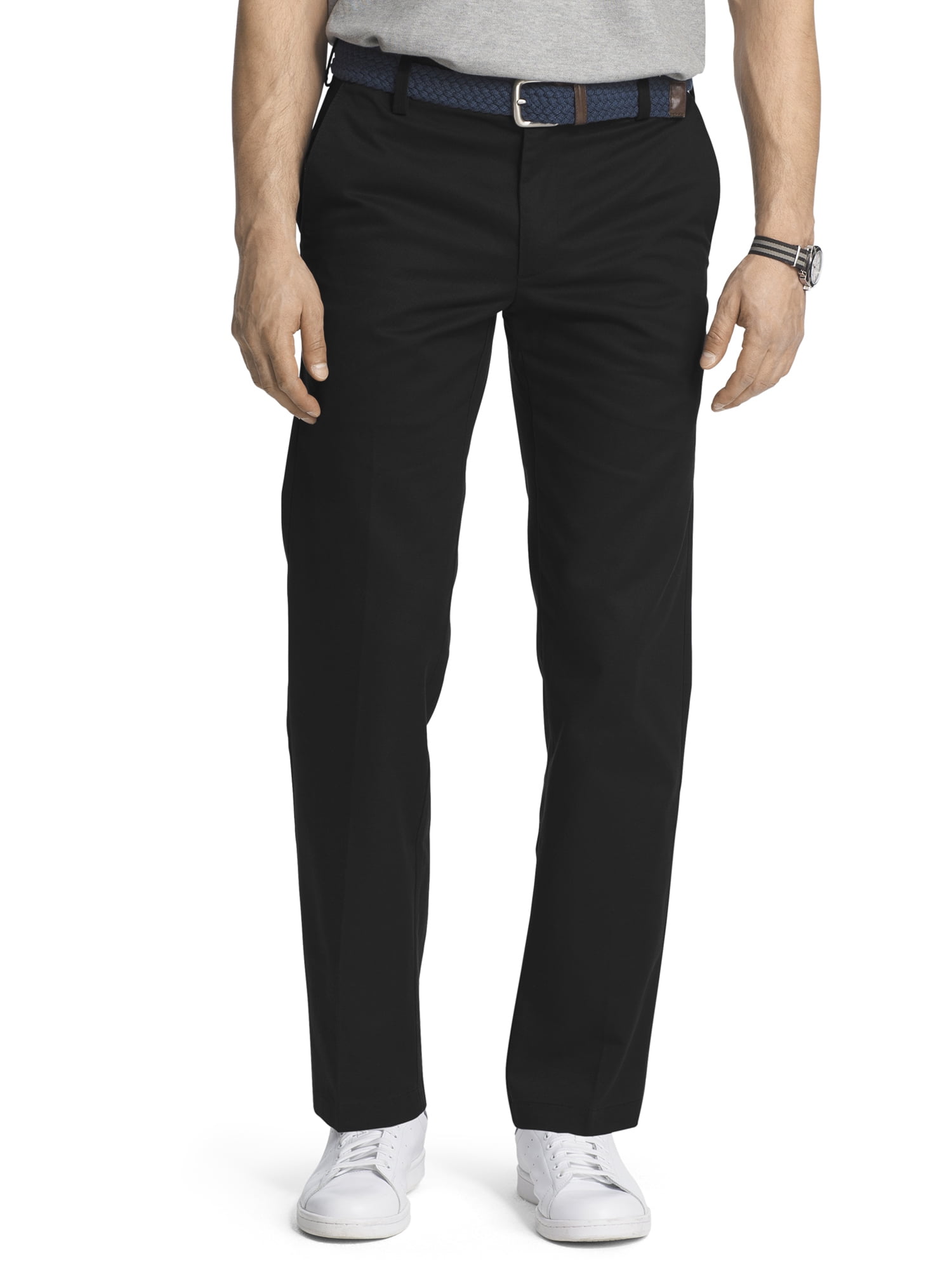 IZOD Men's American Chino Slim Fit Flat Front Pant - Walmart.com