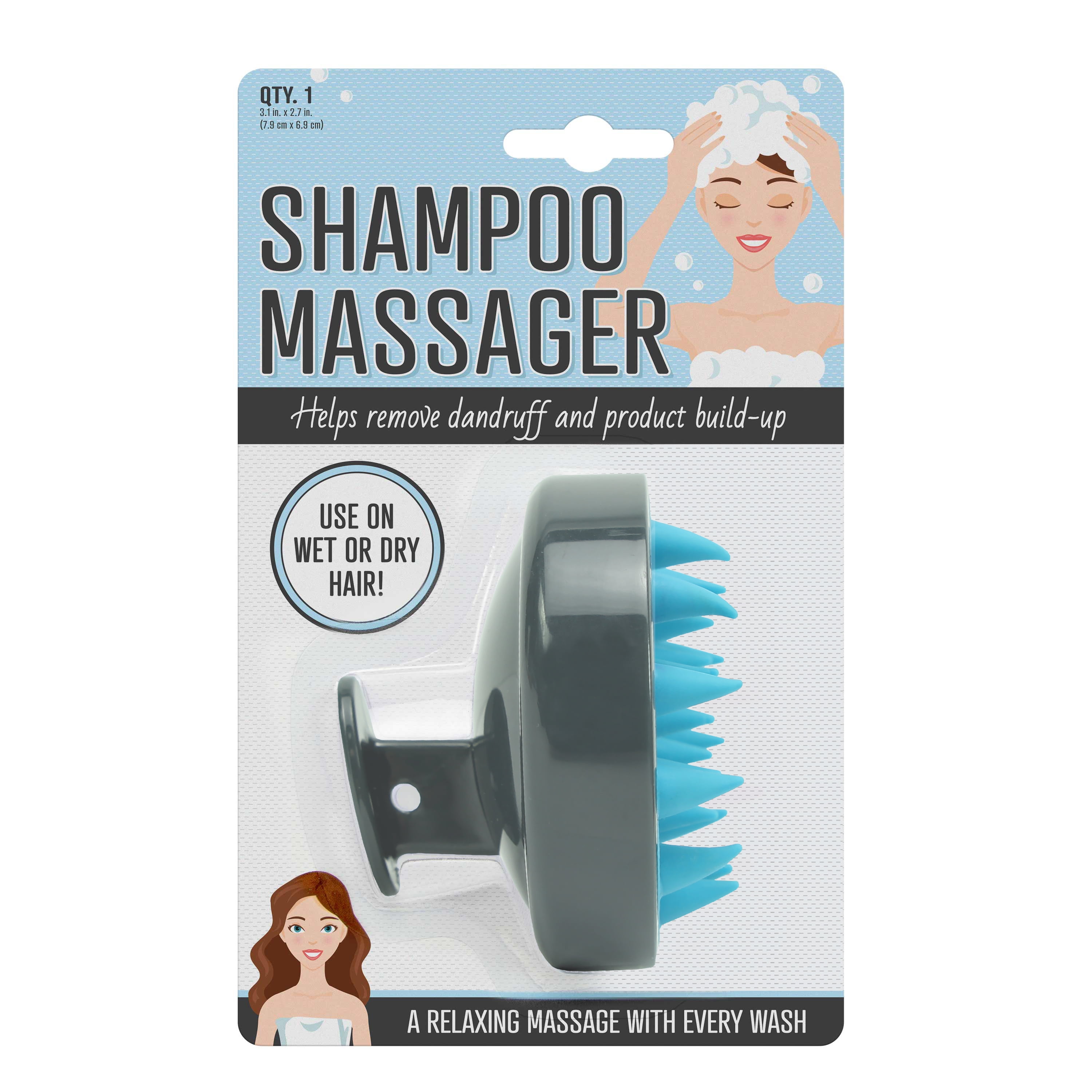 S&T INC. Shampoo Scalp Massager, Silicone Bristles, 3 inch S&T INC. Shampoo Scalp Massager, Silicone Bristles, 3 inch