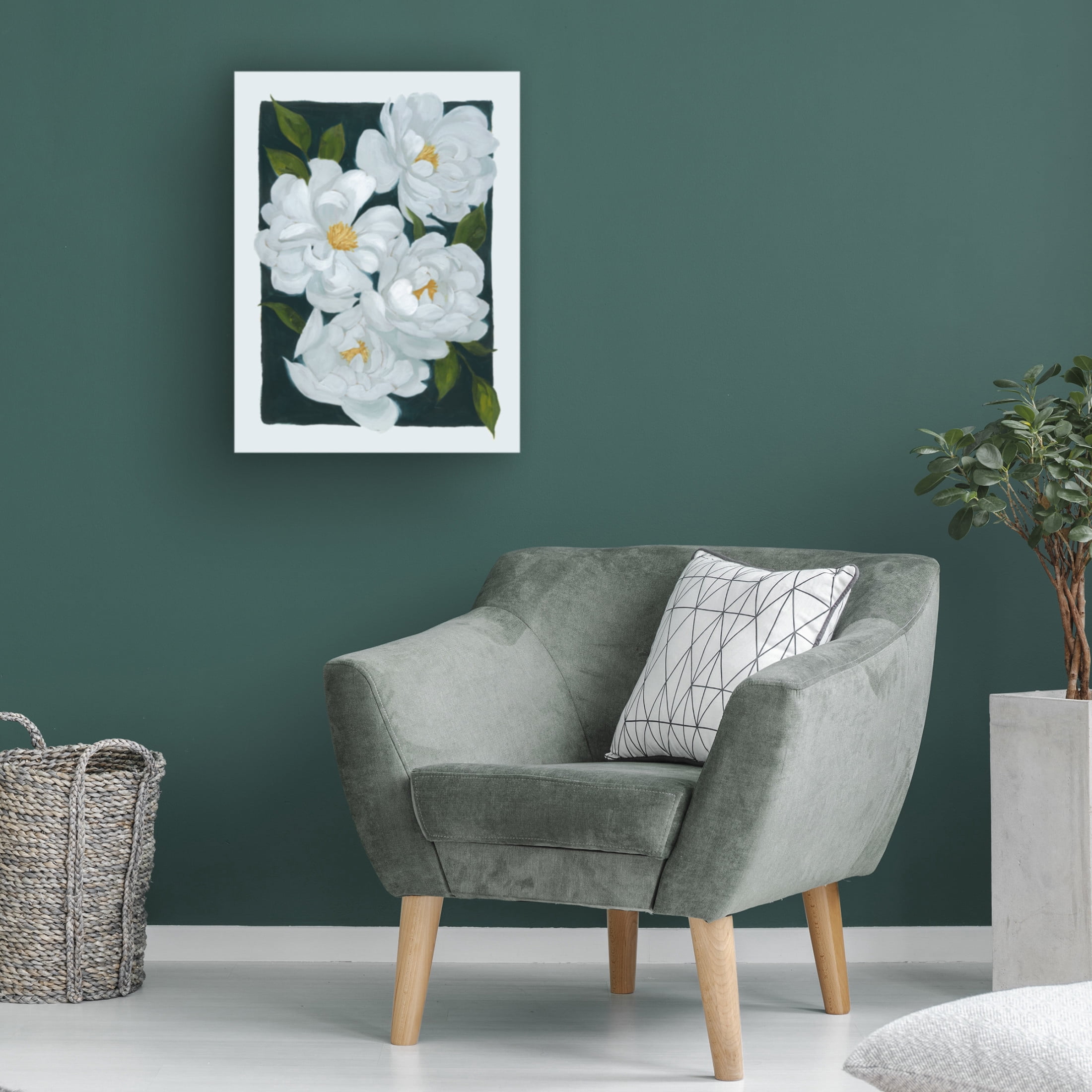 Trademark Fine Art Grace Popp Peony Window Pane II Canvas Wall Art