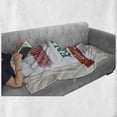 thumbnail image 6 of Be Happy Soft Flannel Fleece Throw Blanket, Be Happy and Enjoy Everyday Message Vintage Style with Smiling Faces Print, Cozy Plush for Indoor and Outdoor Use, 70" x 90", Multicolor, by Ambesonne, 6 of 6