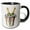 Black/White, variant on 3drose, a Champagne Bucket with Two Champagne Bottles Illustration, 15oz Mug
