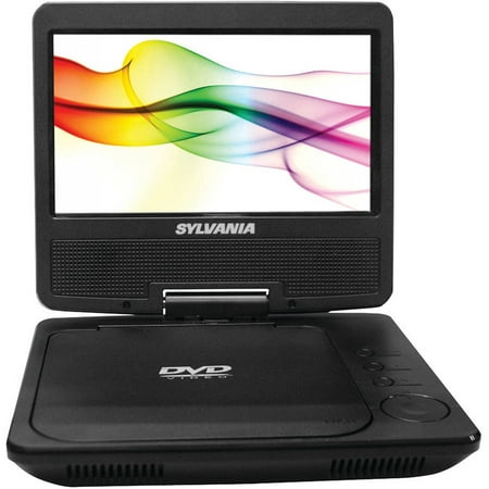 Sylvania 7" Portable Dvd Player W/ Swivel Screen Model Sdvd7027-c-black 32133