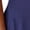 Dark Blue, variant on Women'S Deep V Neck Solid Color Pleated High Waist Slit Club Party Evening Long Maxi Dress Blue S
