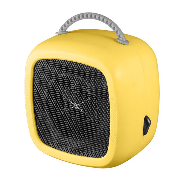 Calentador Ventilador de Escritorio FLhrweasw con calentador Calefacción amarillo