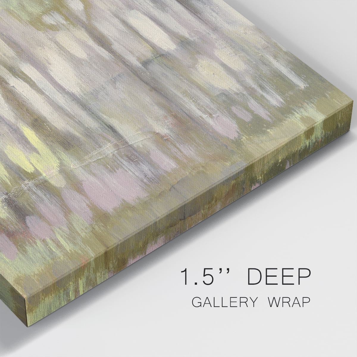 Wexford Home Stained Glass Trees II-Premium Gallery Wrapped Canvas, 10" x 10" - Ready to Hang