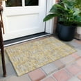 thumbnail image 6 of Addison Rugs Chantille Indoor/Outdoor Transitional Geometric Gold Washable Rectangle Rug, 1'8" x 2'6", 6 of 6