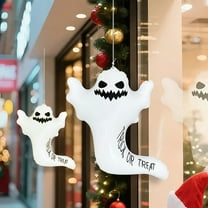 Halloween Inflatable Ghost Decoration PVC Hanging Pendant with Rope Indoor Outdoor - Party Decor Yard Tree Hanging Anti-Leak Valve(A)