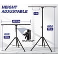 thumbnail image 3 of Soporte para luces DJ Qoope, trípode resistente, ajustable de 90 a 180 cm, 3 of 7