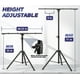 thumbnail image 3 of Soporte para luces DJ Qoope, trípode resistente, ajustable de 90 a 180 cm, 3 of 7