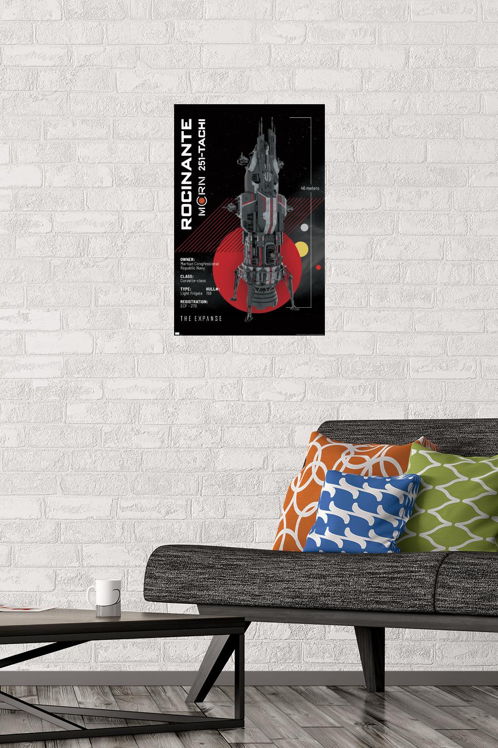 The Expanse - Roci Ship Wall Poster, 14.725" x 22.375"