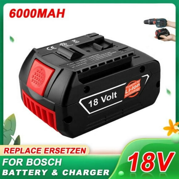 for Bosch BAT609 BAT618 GBA18V40 BAT619 BAT620 CORE 18V 6000mAh Compact Battery