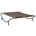 thumbnail image 4 of vidaXL Outdoor Chaise Lounge Patio Lounge Bed Sun Lounger with Pillows Fabric, 4 of 6