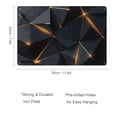 thumbnail image 2 of JRXY Iron Art Painting 12*8in Gold and Blue Abstract Art 12x8in, 2 of 6