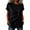Z105 Black, variant on Lightweight Linen Blouses for Women Asymmetric Neck Short Sleeve Summer Tops Side Drawstring Ruched Tunic Shirts 2026 Green,XXL