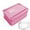 B#Pink, variant on SLYNSHome Portable Shoe Storage Bag 11.81x8.26x4.52 in Foldable Travel Organizer Waterproof Multifunctional Hand Carry for Shoes Clothes - Gray