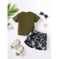 thumbnail image 2 of Newborn Baby Boy Clothes Camouflage Pattern Short Sleeve T-shirt + Shorts Set 2PCs Infant Spring Summer Outfits, 2 of 5