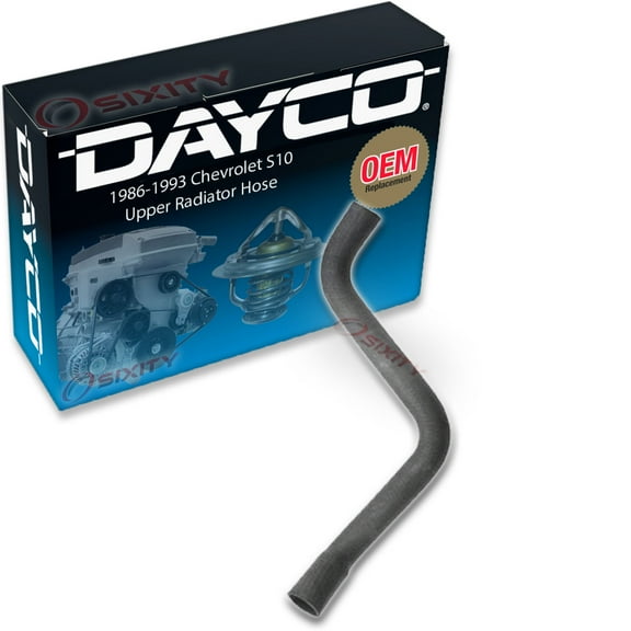 Dayco Upper Radiator Coolant Hose compatible with Chevrolet S10 2.8L V6 1986-1993