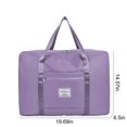 thumbnail image 3 of Vrorvz Foldable Travel Duffle Bag with Easy Carry Strap for Women and Girls Suit for Gym Sports Weekend Trips and As Item on Flights Lightweight Water Resistant, 3 of 8